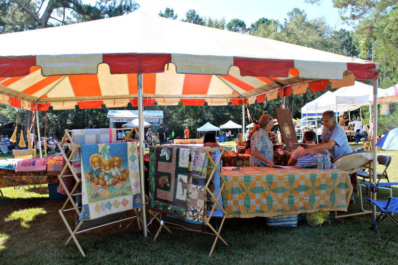 North Georgia Folk Festival booth with Terri Bear, Kathy Burkes and Phyllis Rother