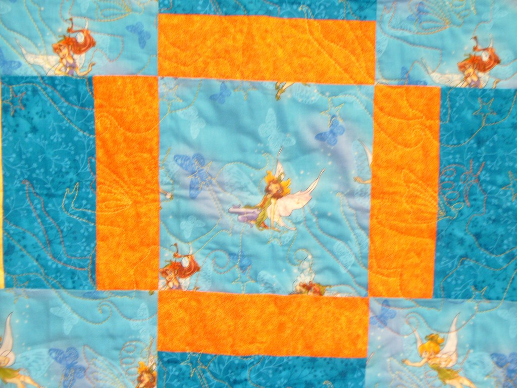 Fairy Quilt Close-up; Charity Bee, July 24, 2013
