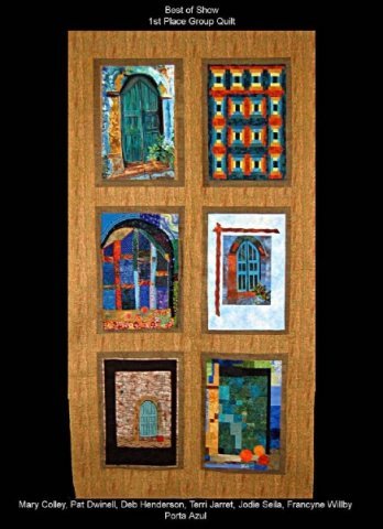 2009 Best of Show: Porta Azul by Artful Hands; First Place in Group Quilts