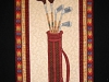 2009 First Place Small Appliqued Wall: Classic Clubs by Nancy Bruce